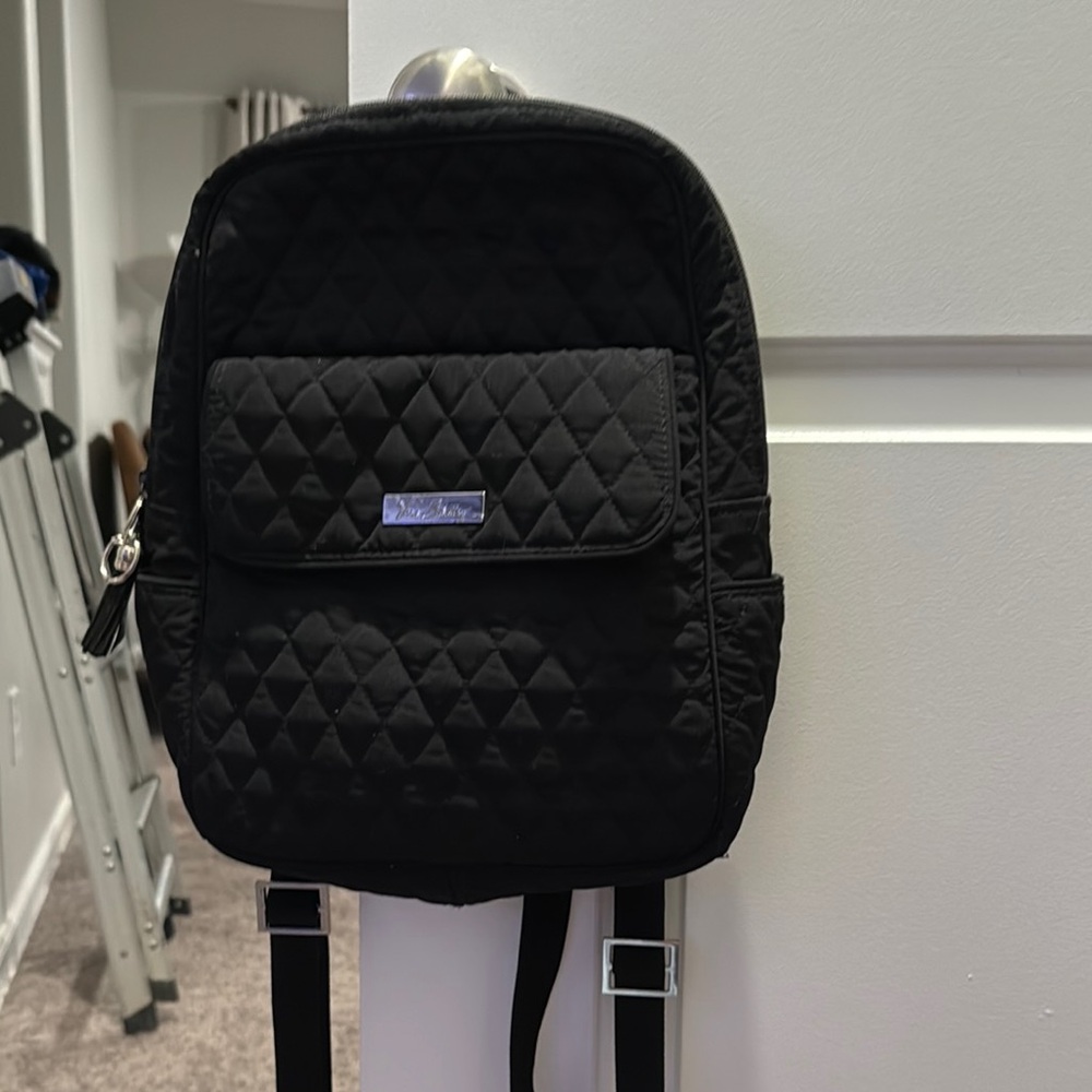 Vera Bradley Black Quilted Backpack